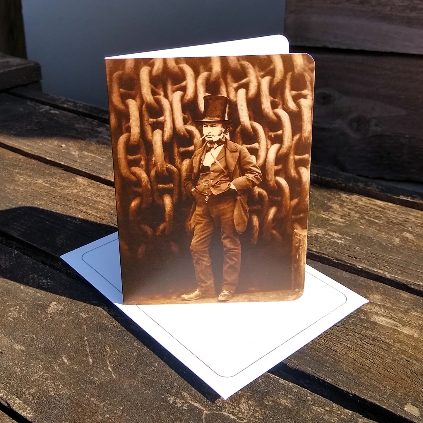 Brunel and Chains Ezen Greetings Card