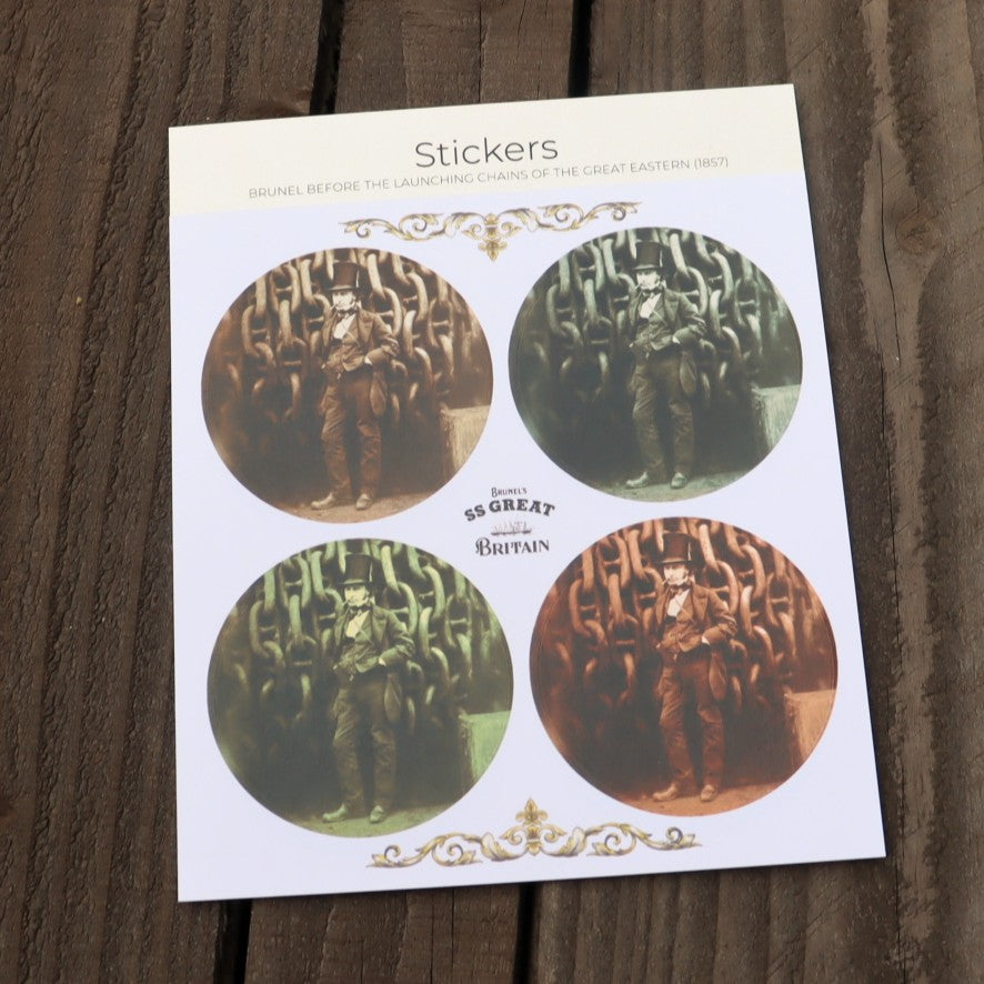 Brunel and Chains Stickers