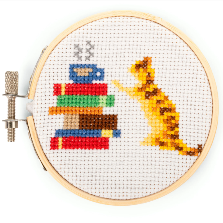 Mini Cross Stitch Embroidery Hoop