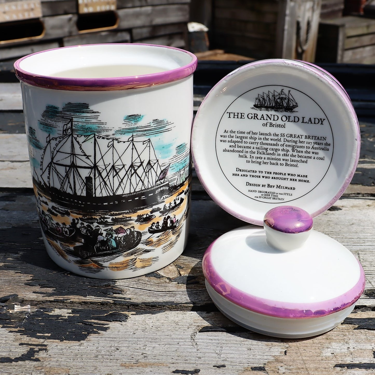 SSGB x Bev Milward Hand-Painted Cannister