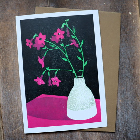 Nicotiana Greetings Card