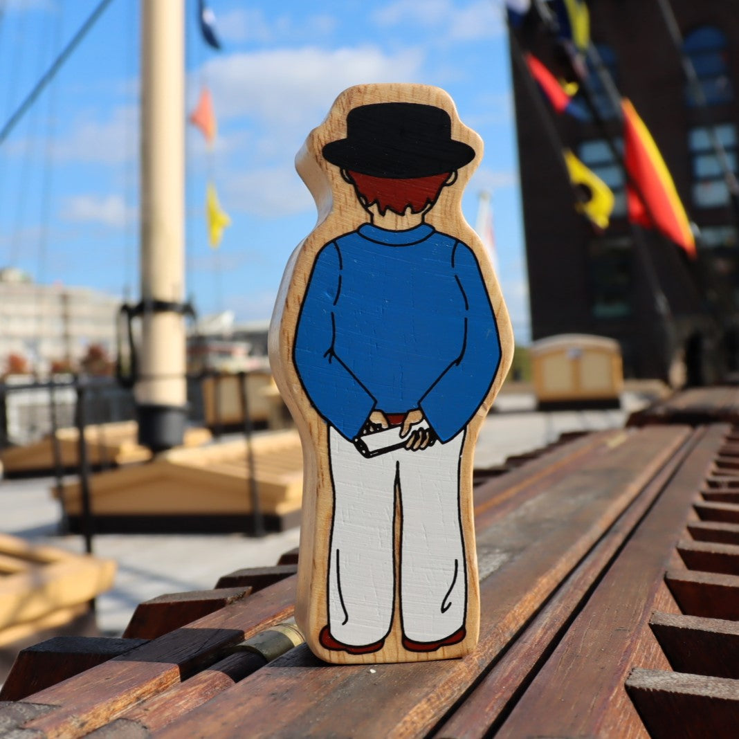 SS Great Britain Seaman Wooden Character