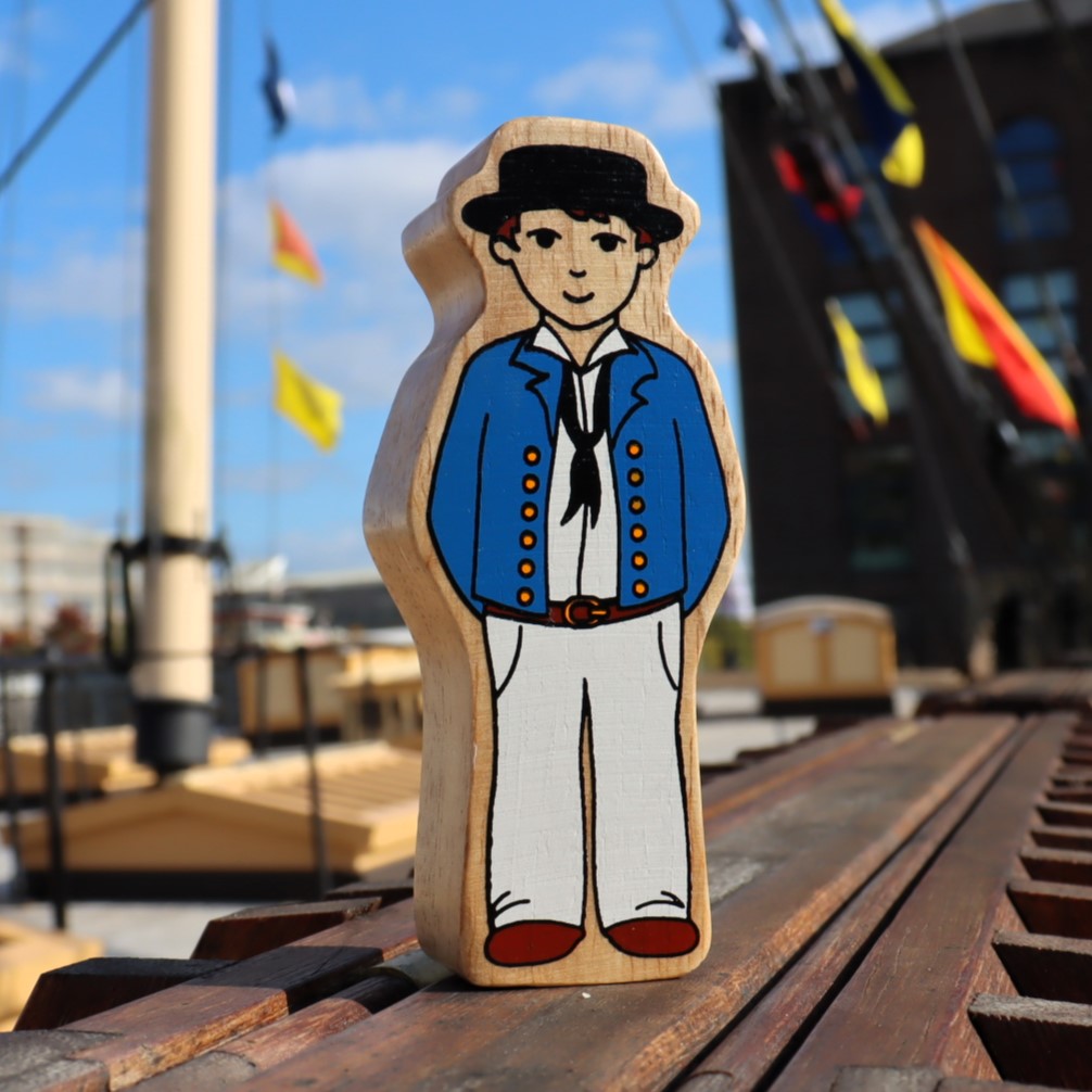 SS Great Britain Seaman Wooden Character