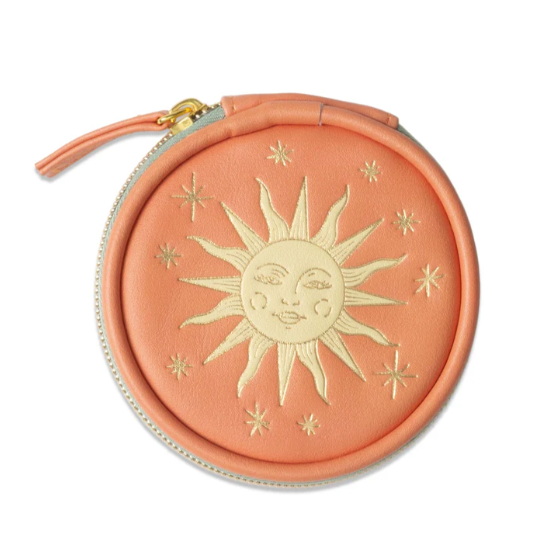 Terracotta Sun Vegan Leather Pill Case