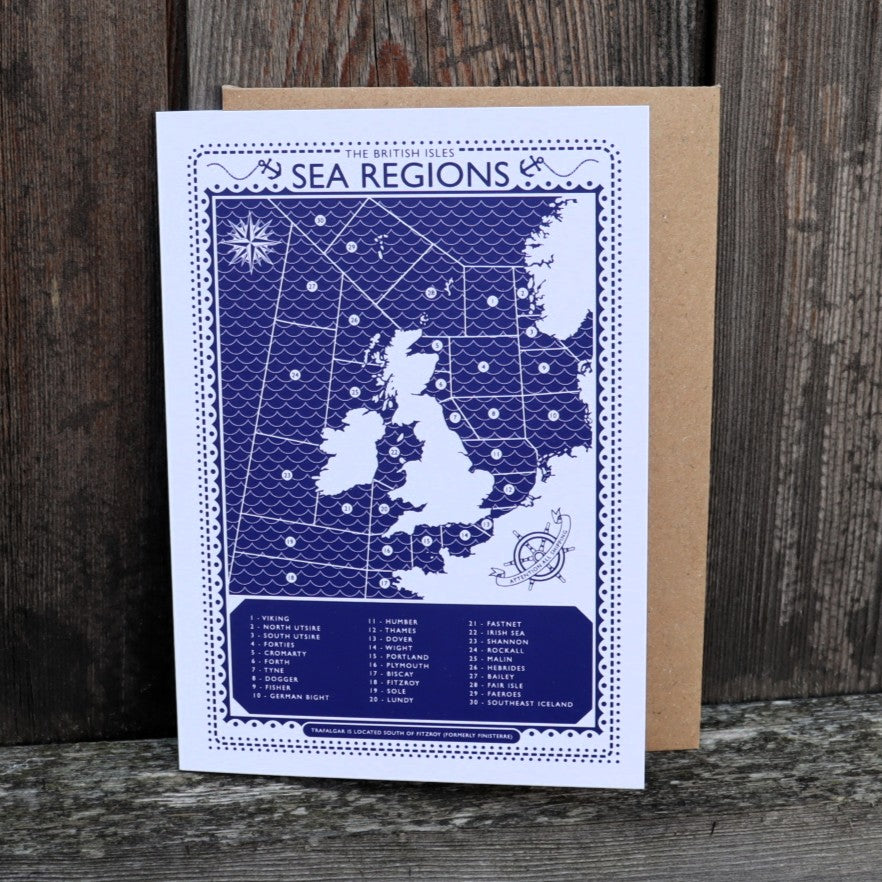 Sea Regions Greeting Card