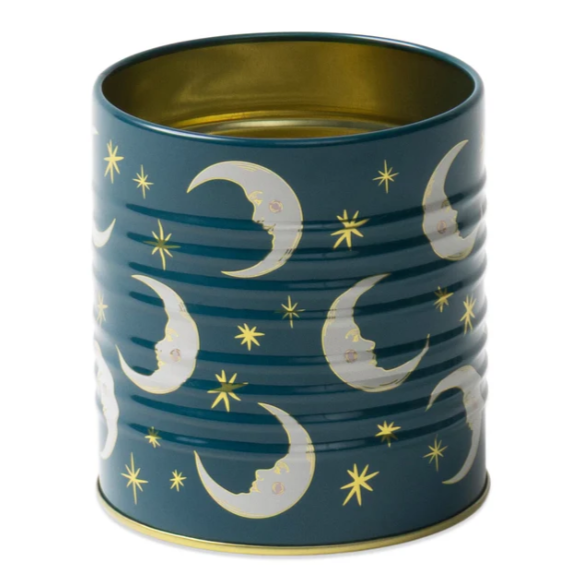 Teal Moon Storage Tin