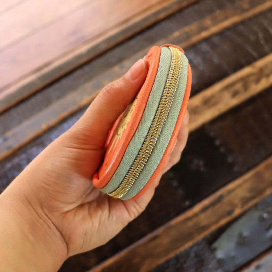 Terracotta Sun Vegan Leather Pill Case