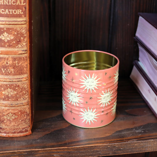 Terracotta Sun Storage Tin