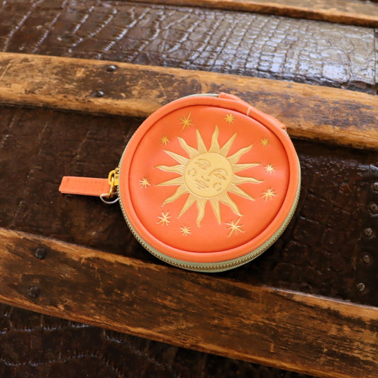 Terracotta Sun Vegan Leather Pill Case