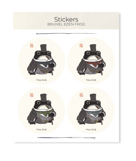 Brunel Ezen Frog Stickers
