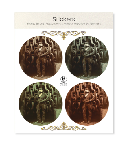 Brunel and Chains Stickers