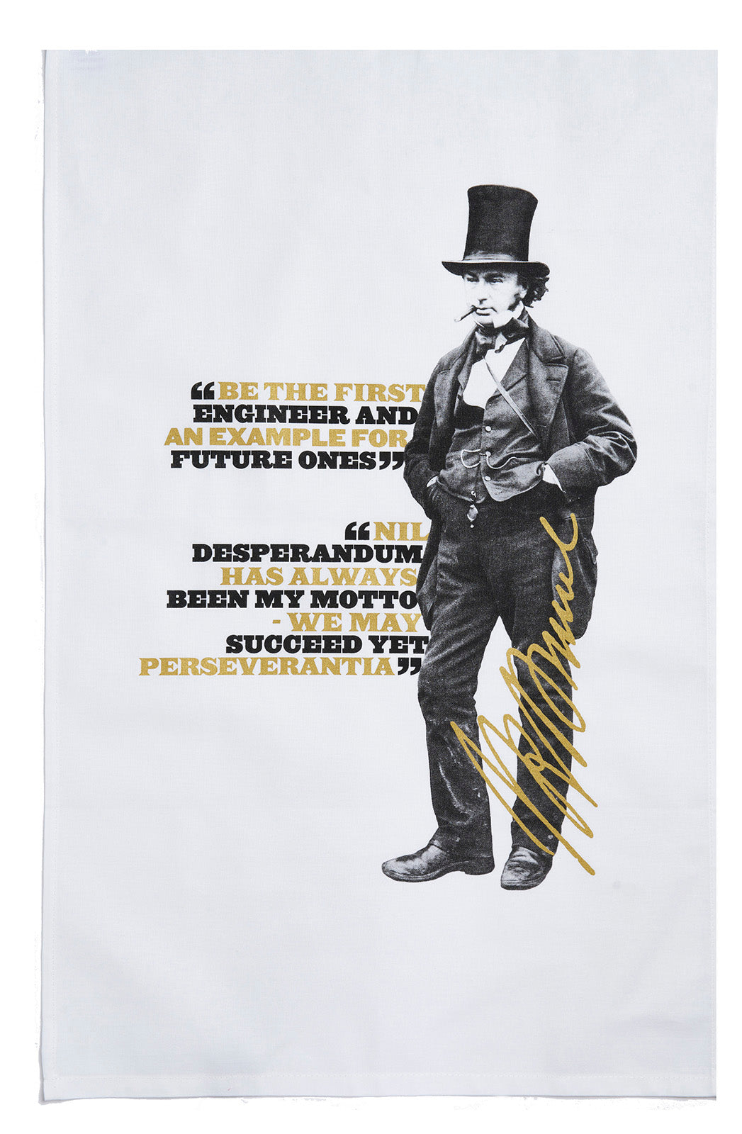 Brunel's Quotes Tea Towel