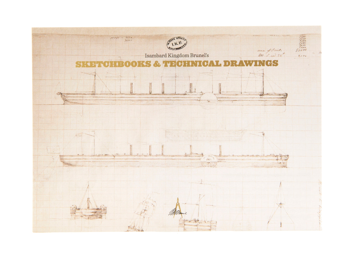 Technical Drawing Postcard