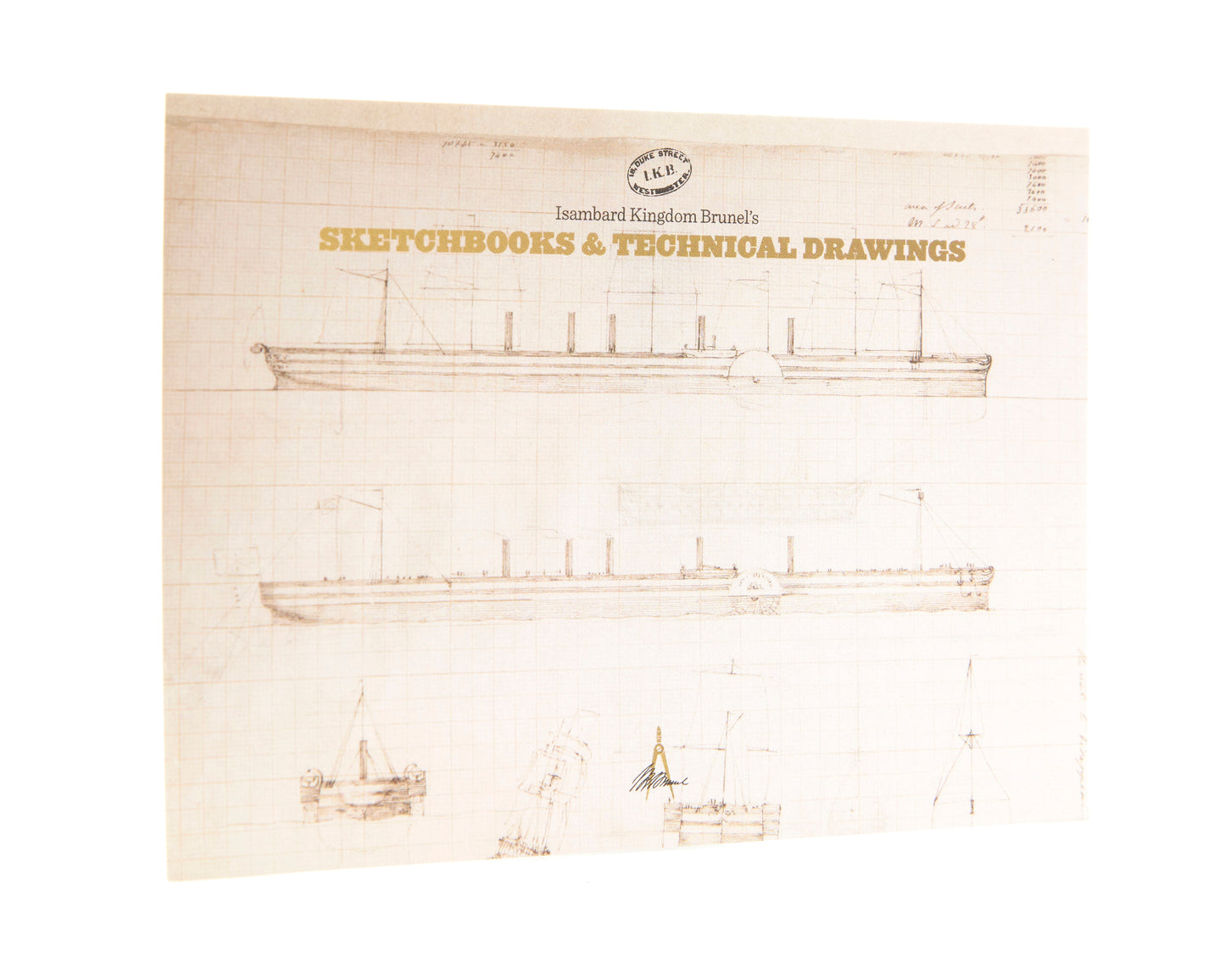 Technical Drawing Postcard