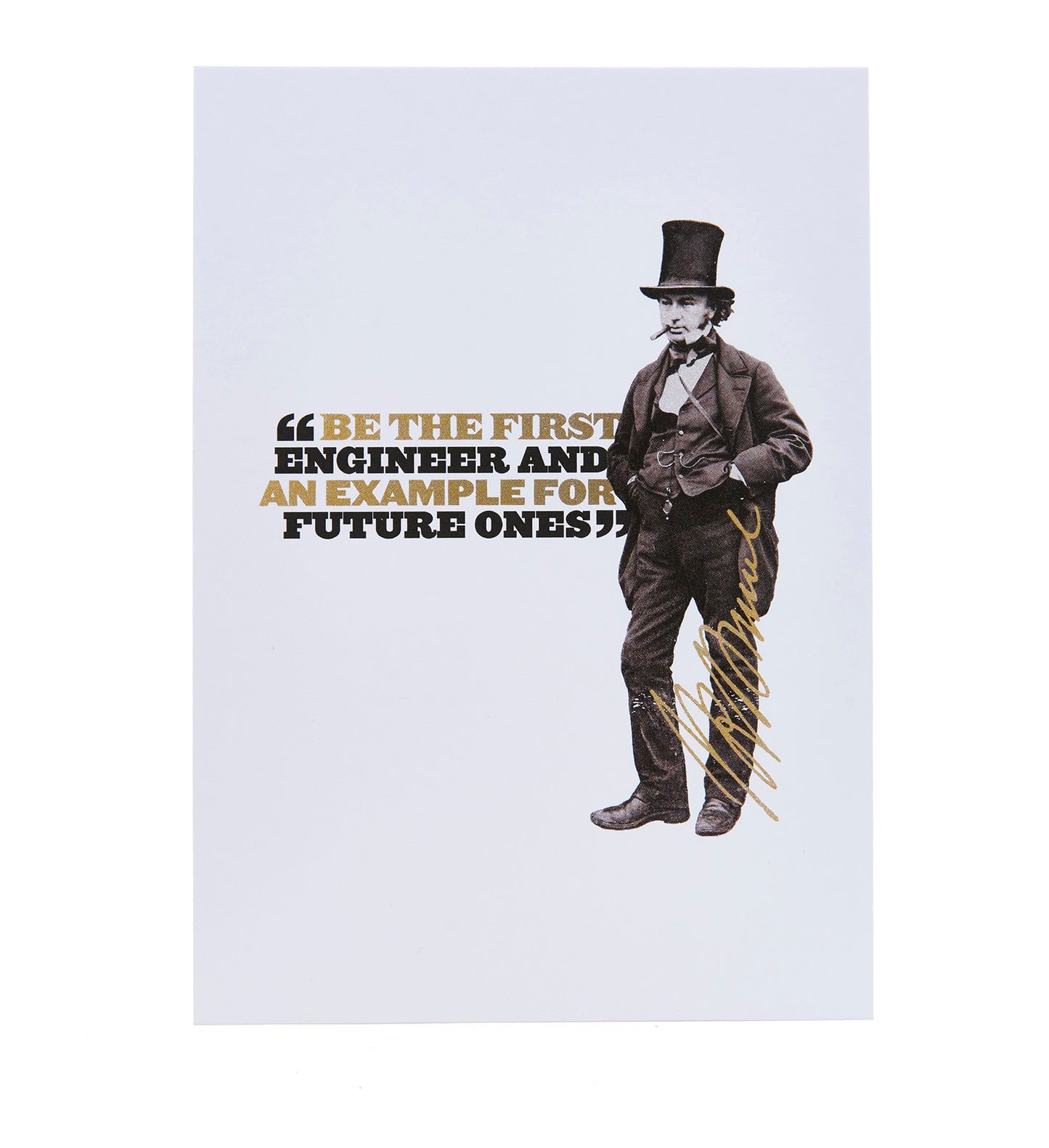 Brunel's Quotes Postcard