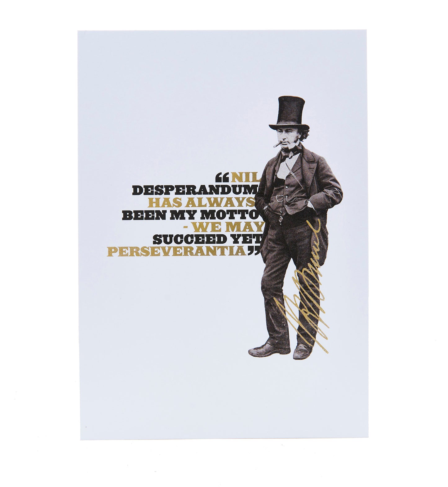 Brunel's Quotes Postcard