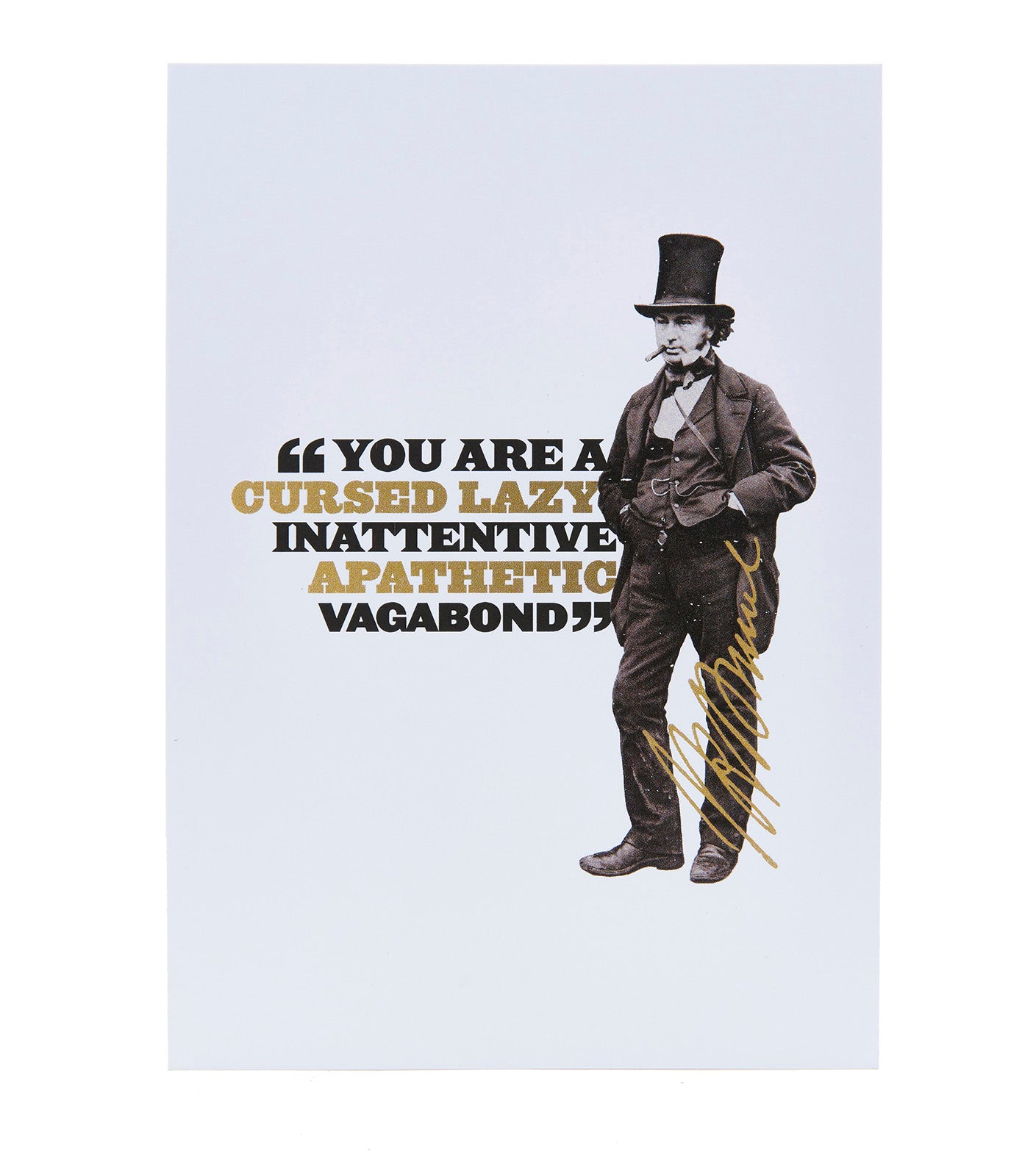 Brunel's Quotes Postcard