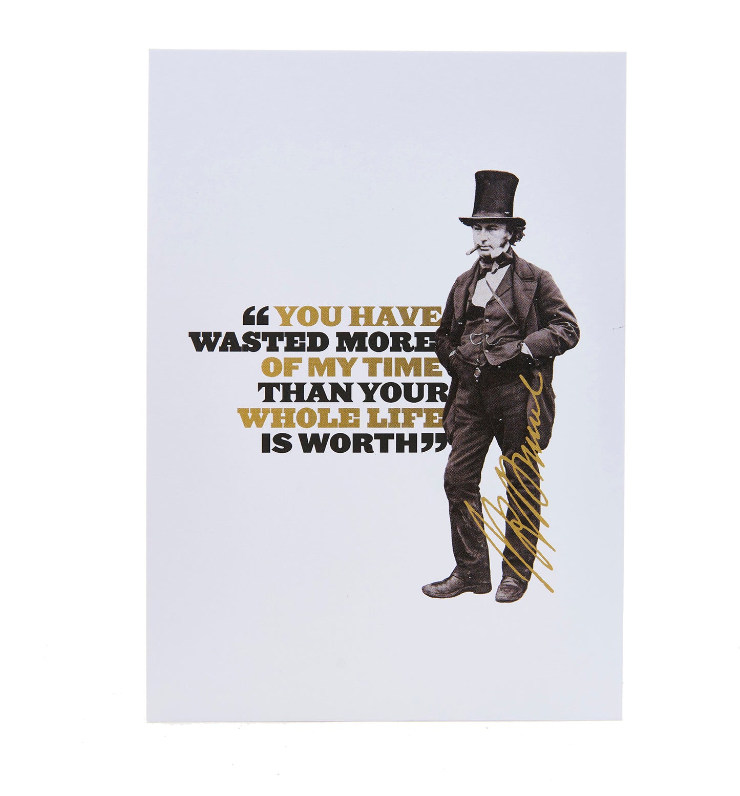 Brunel's Quotes Postcard