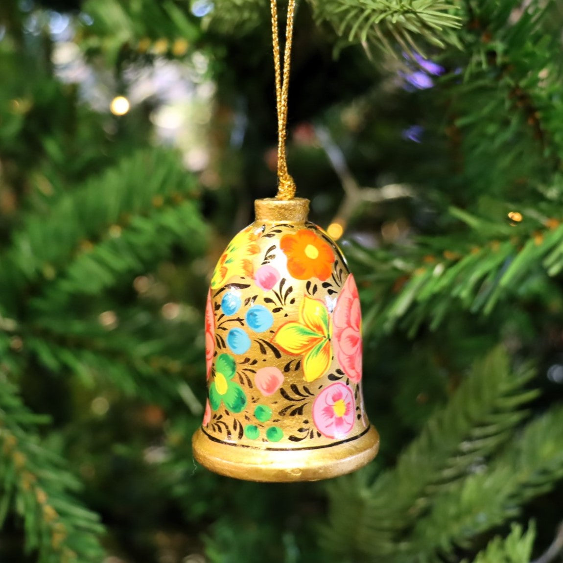 Papier Mache Bell Decoration