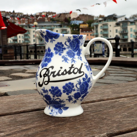 Bristol Blue Rose Jug