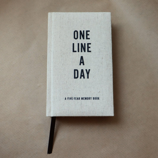 Canvas One Line A Day Journal