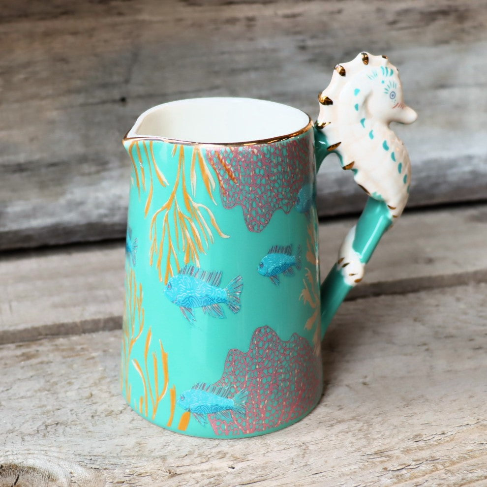 Seahorse Jug (Coral)