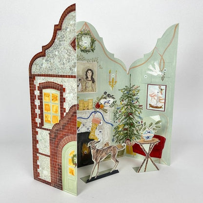 Festive Dutch Gable Advent Calendar