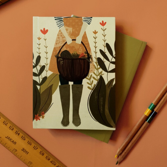 Gardener Woman Notebook