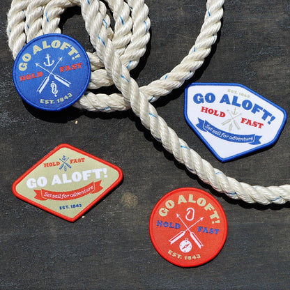 Go Aloft! Iron on Badge