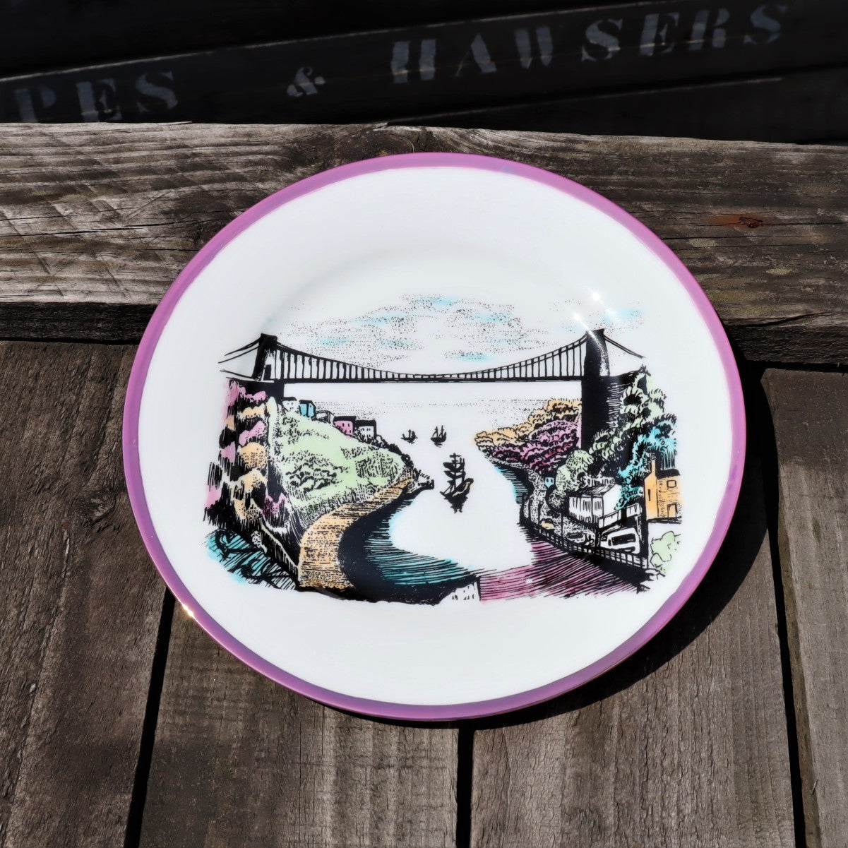 SSGB x Bev Milward Hand-Painted Gorge Plate