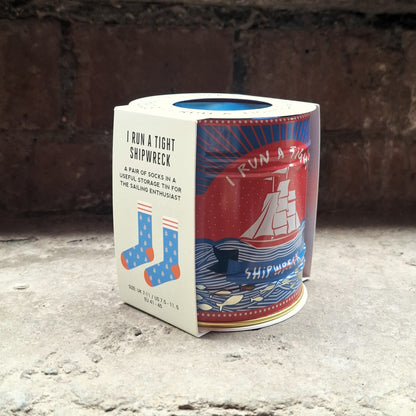 Sailing Socks with Tin
