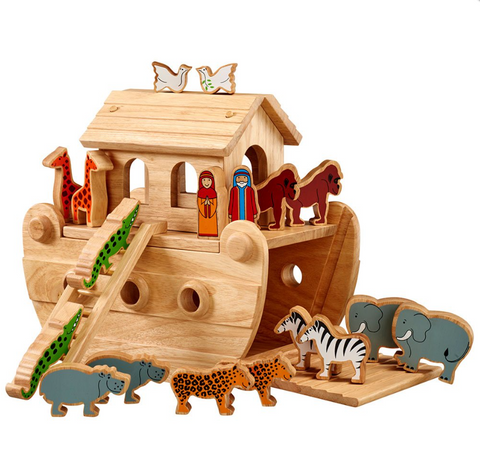Natural Noah's Ark with Colourful Animals