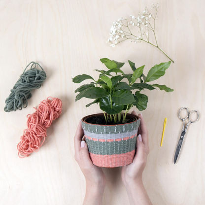 Knit Your Own Planter Cover Kit (Crafters)