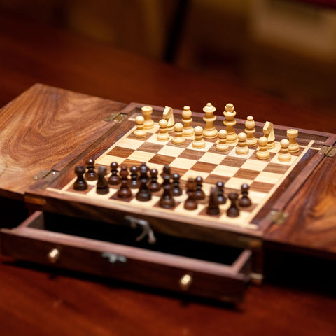 Luxury Sheesham Wooden Chess Set