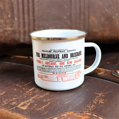 Melbourne Enamel Mug