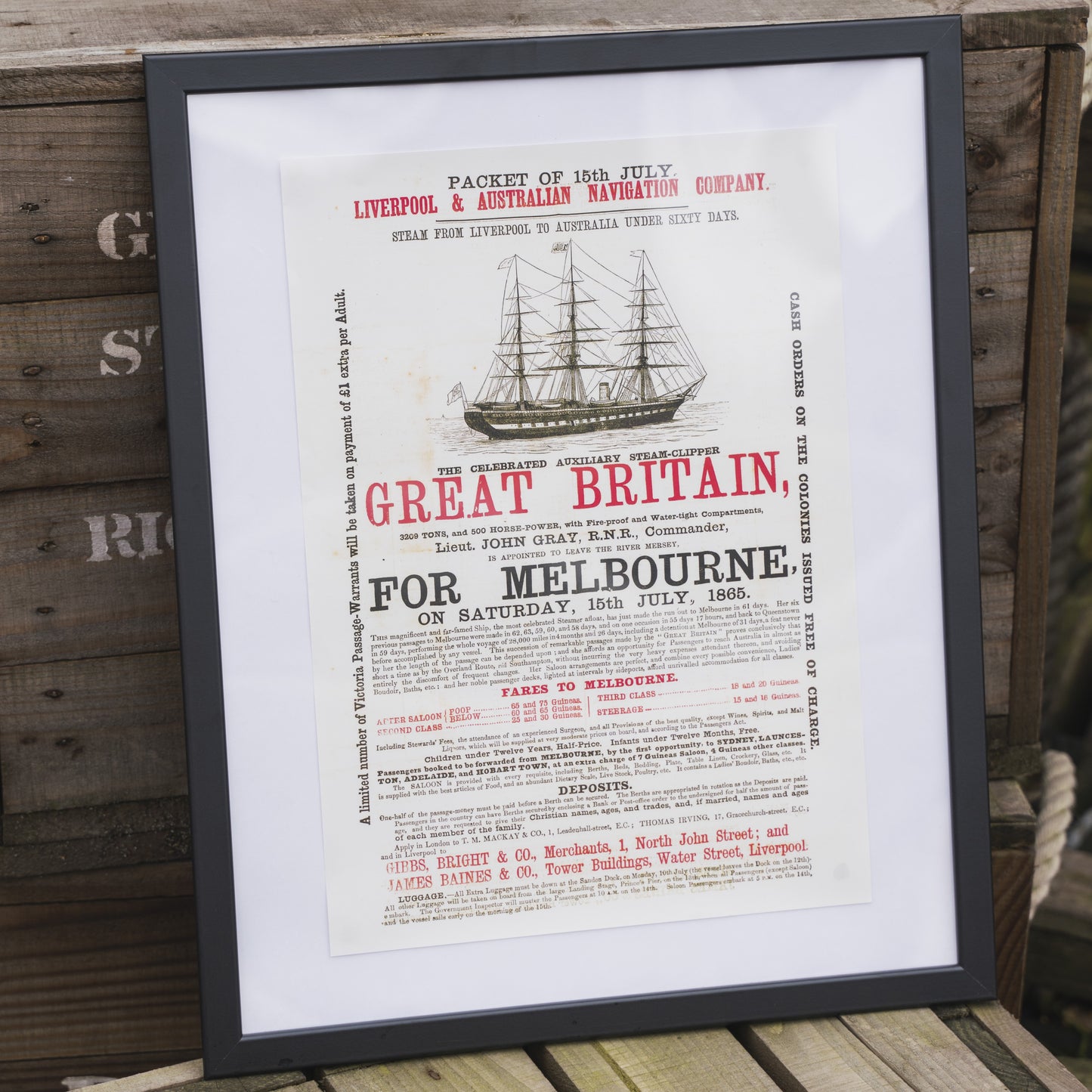 Melbourne Print Poster