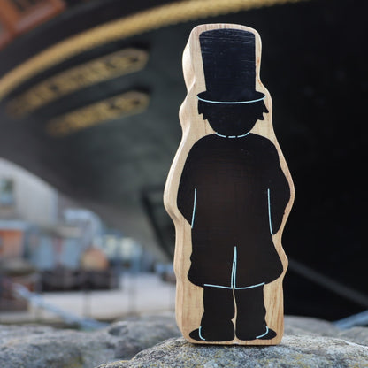 Mr Brunel Wooden Character