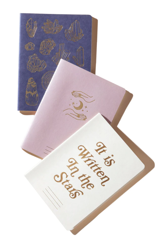 Mystic Stitched Notebooks (Set of 3)