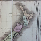 Old Map of Australian Colonies circa 1854