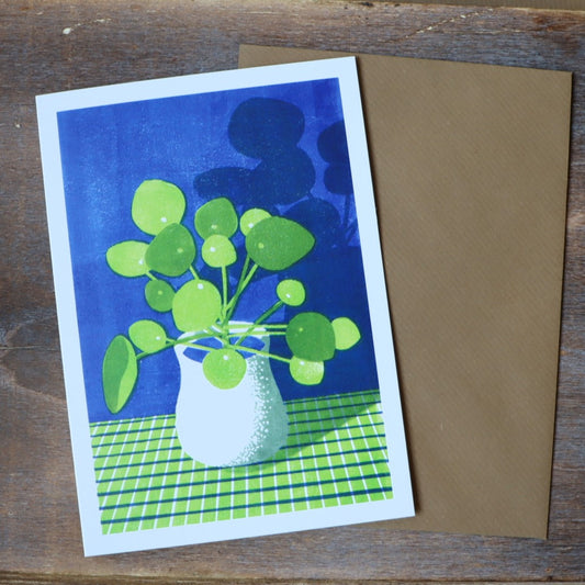 Pilea Greetings Card