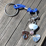 Propeller Keyring (Blue Cord)
