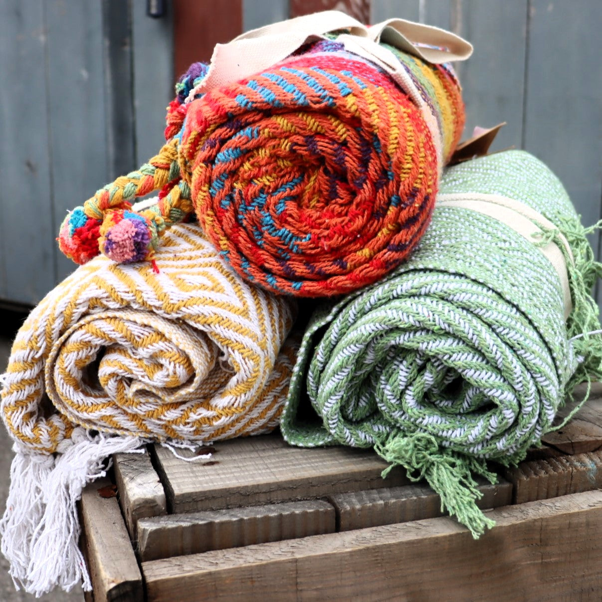 Recycled Cotton Throw