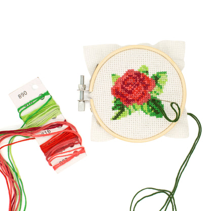 Mini Cross Stitch Embroidery Hoop