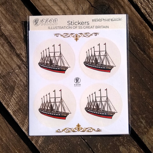 SS Great Britain Sticker Set