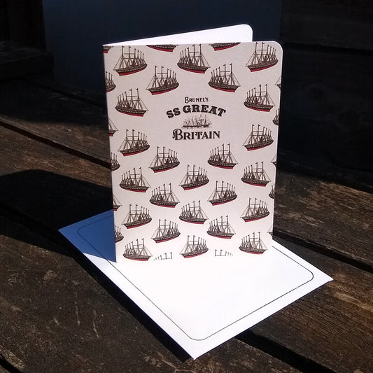 SS Great Britain Ezen Greetings Card