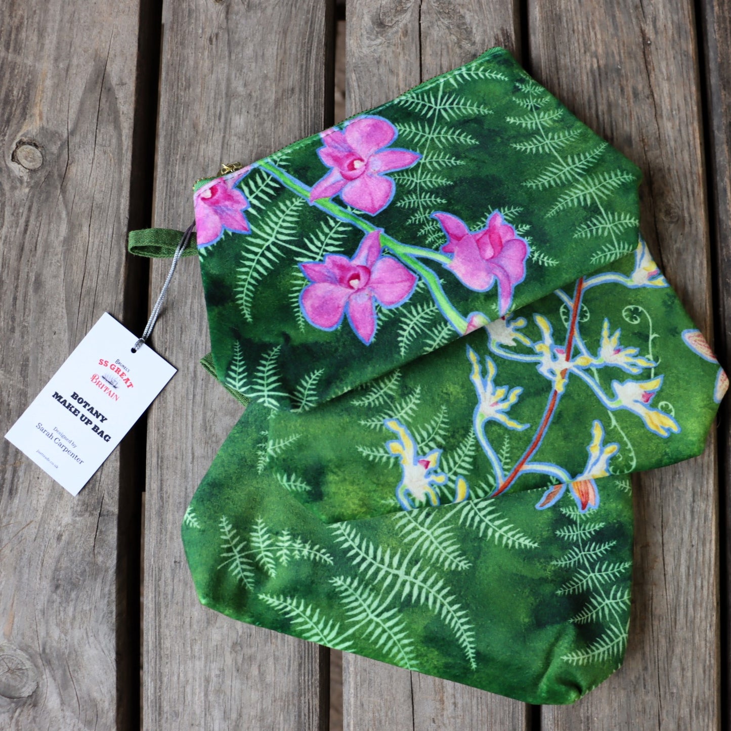 Sarah Carpenter Botany Make Up Bag