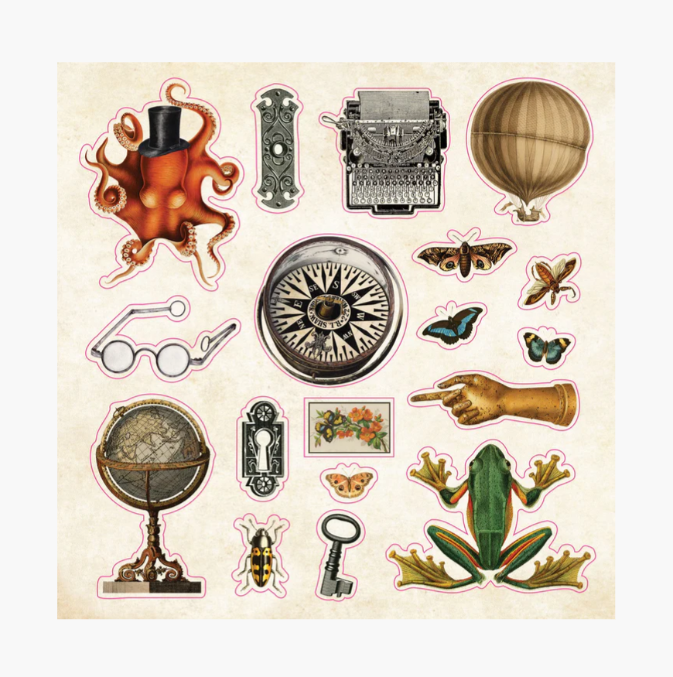 The Sticker Book of Curiosities