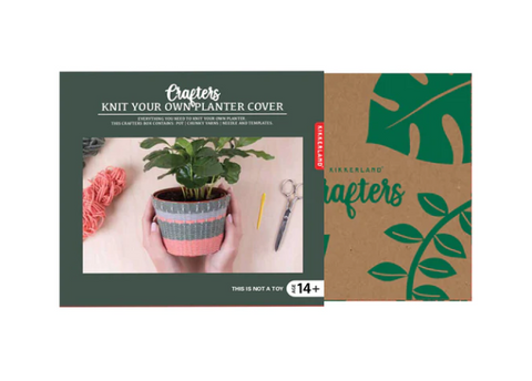 Knit Your Own Planter Cover Kit (Crafters)