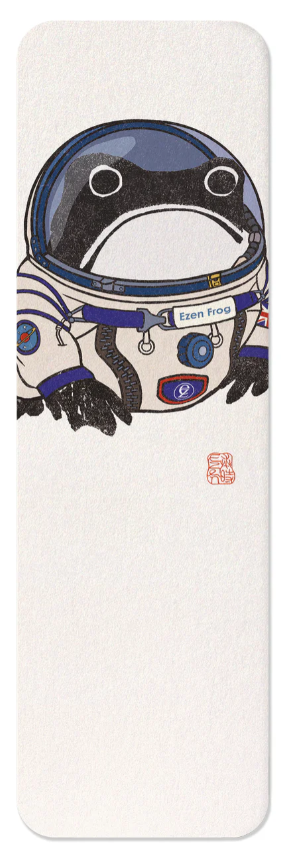 Astronaut Ezen Frog Bookmark