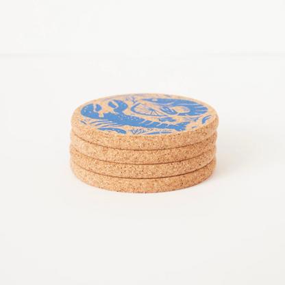 Seafood Platter Cork Coaster